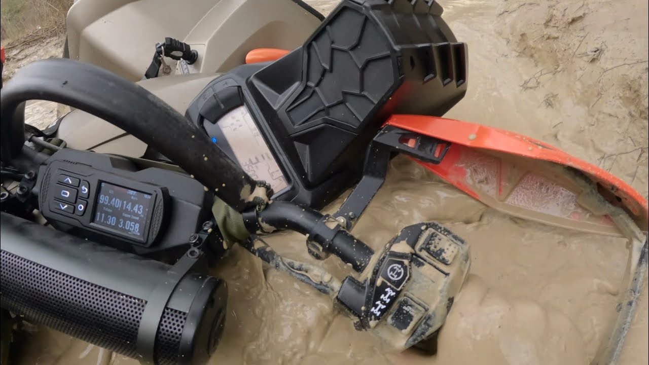 Sabine atv park!!!ALMOST SUNK!!
