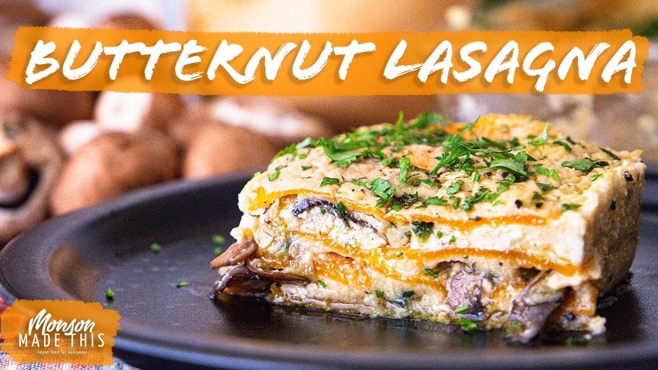 The Best Vegan Noodle-less Butternut Squash Lasagna featuring Chickpea Flour Béchamel! (WFPB + GF)