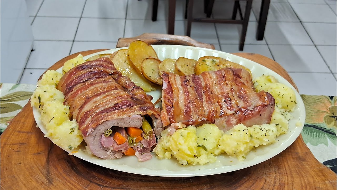 Costela Assada e Recheada