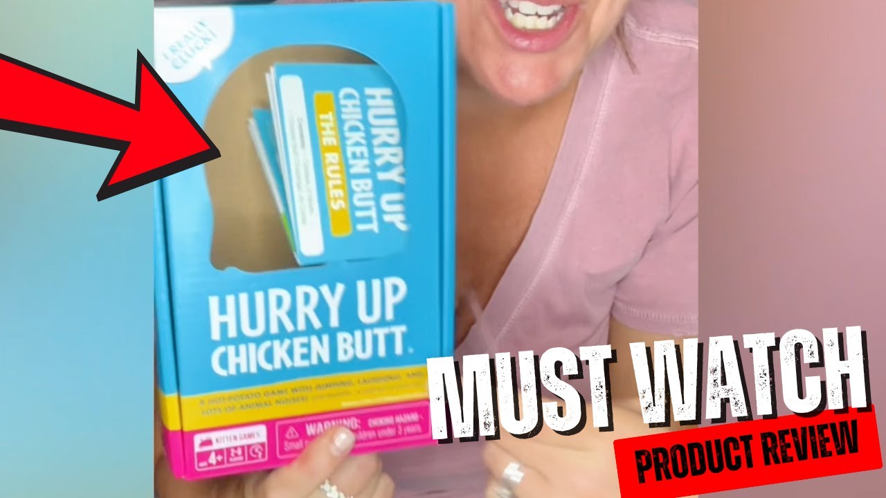 Get Everyone Laughing in Minutes with the Hurry Up Chicken Butt Game🤣