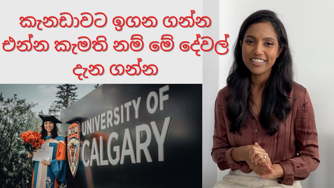කැනඩාවට study කරන්න එන්න කැමති නම් මේ දේවල් දැන ගන්න | University vs College, PGWP, Living costs