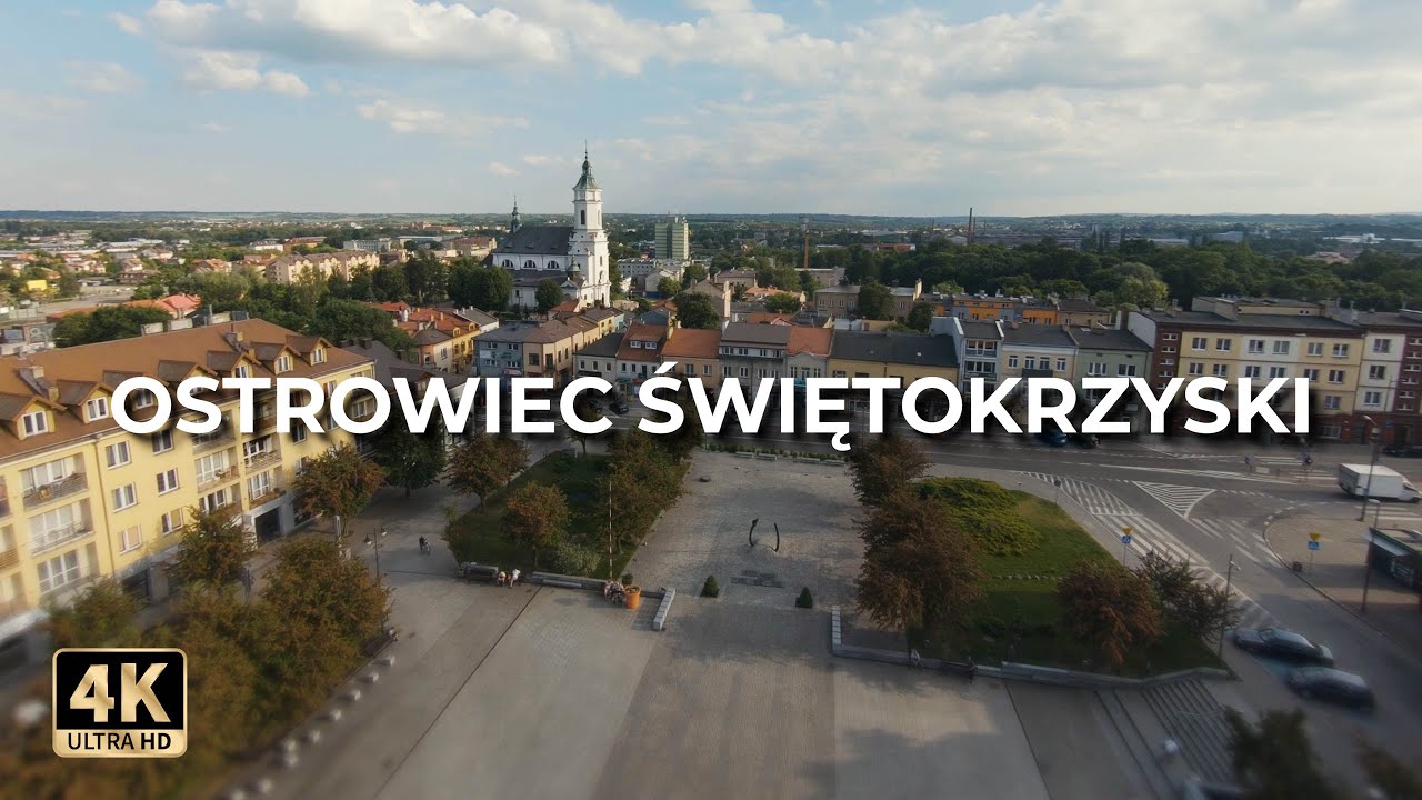 Ostrowiec Świętokrzyski z drona | Ostrowiec Świętokrzyski FPV | LECE W MIASTO™ [4k]