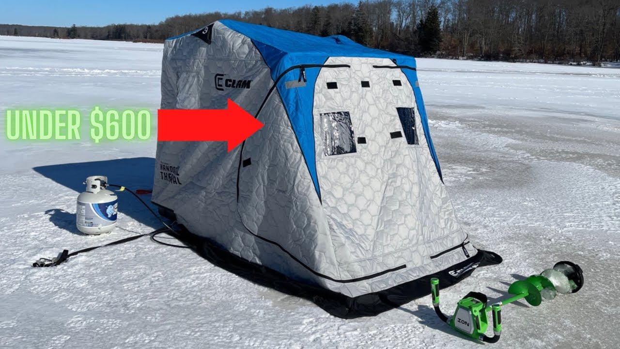 BEST BUDGET Ice Shelter (Clam Nanook XL Thermal Review)