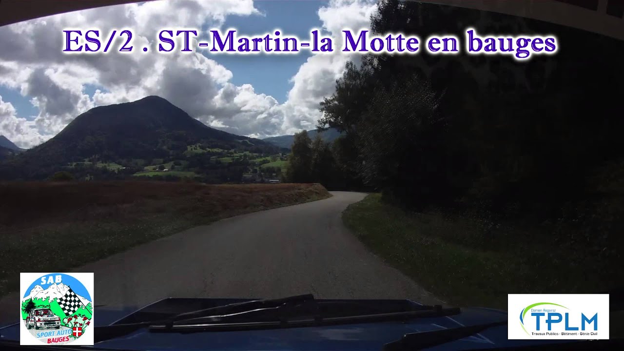 Rallye des Bauges 2015 ( Reco ES: St Martin-La Motte )