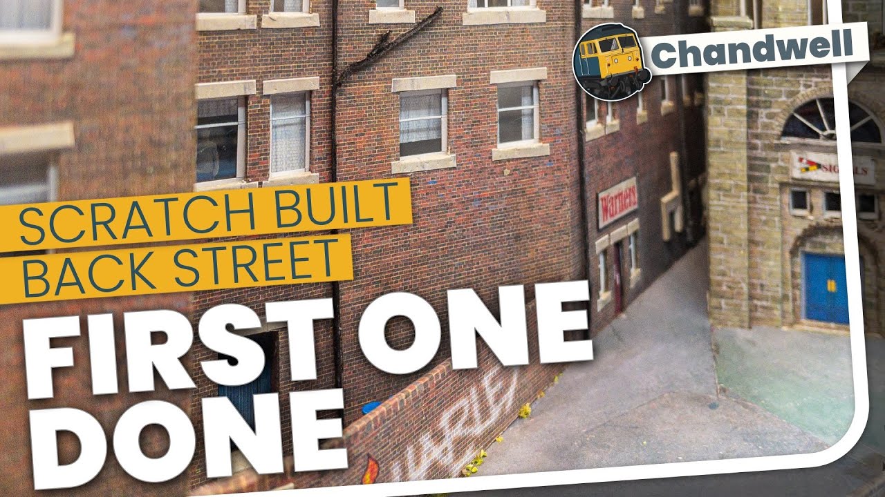 Made some mistakes but got there in the end - Scratch building Market Street Part 4