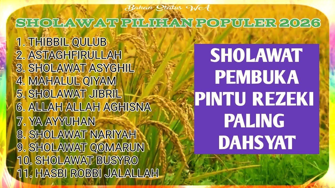 Sholawat bahan status WA Pilihan 2026