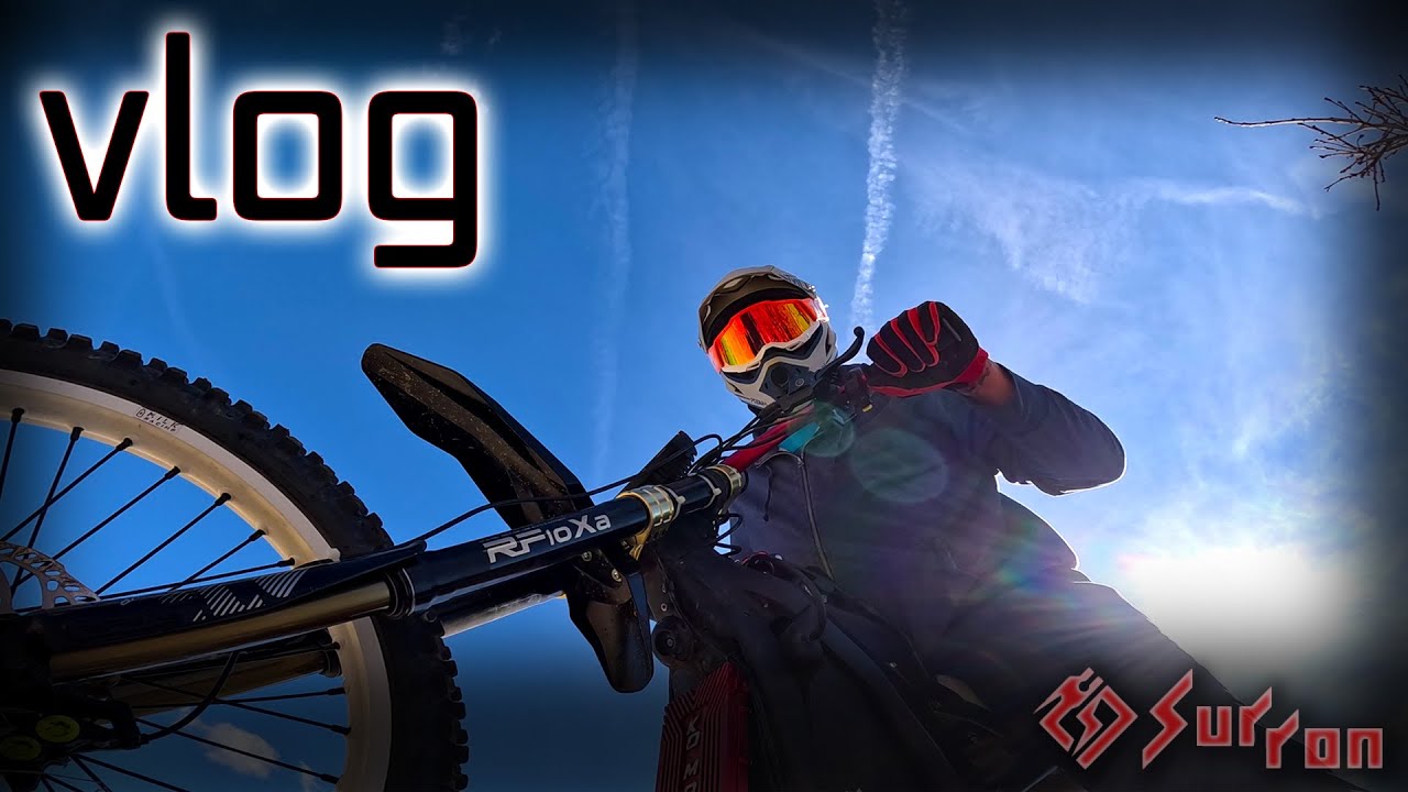 Vlog: Riding a fun technical trail and a couple jumps.⚡ #surron