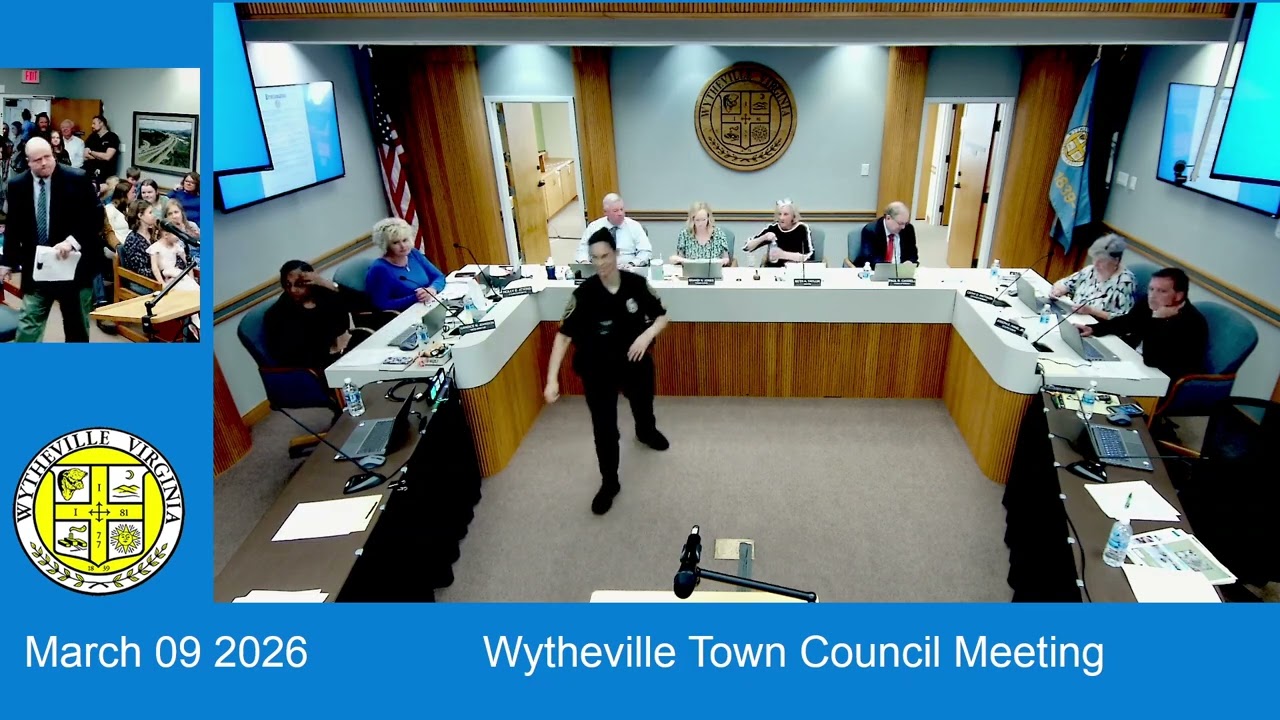 Wytheville Town Council - March 9, 2026