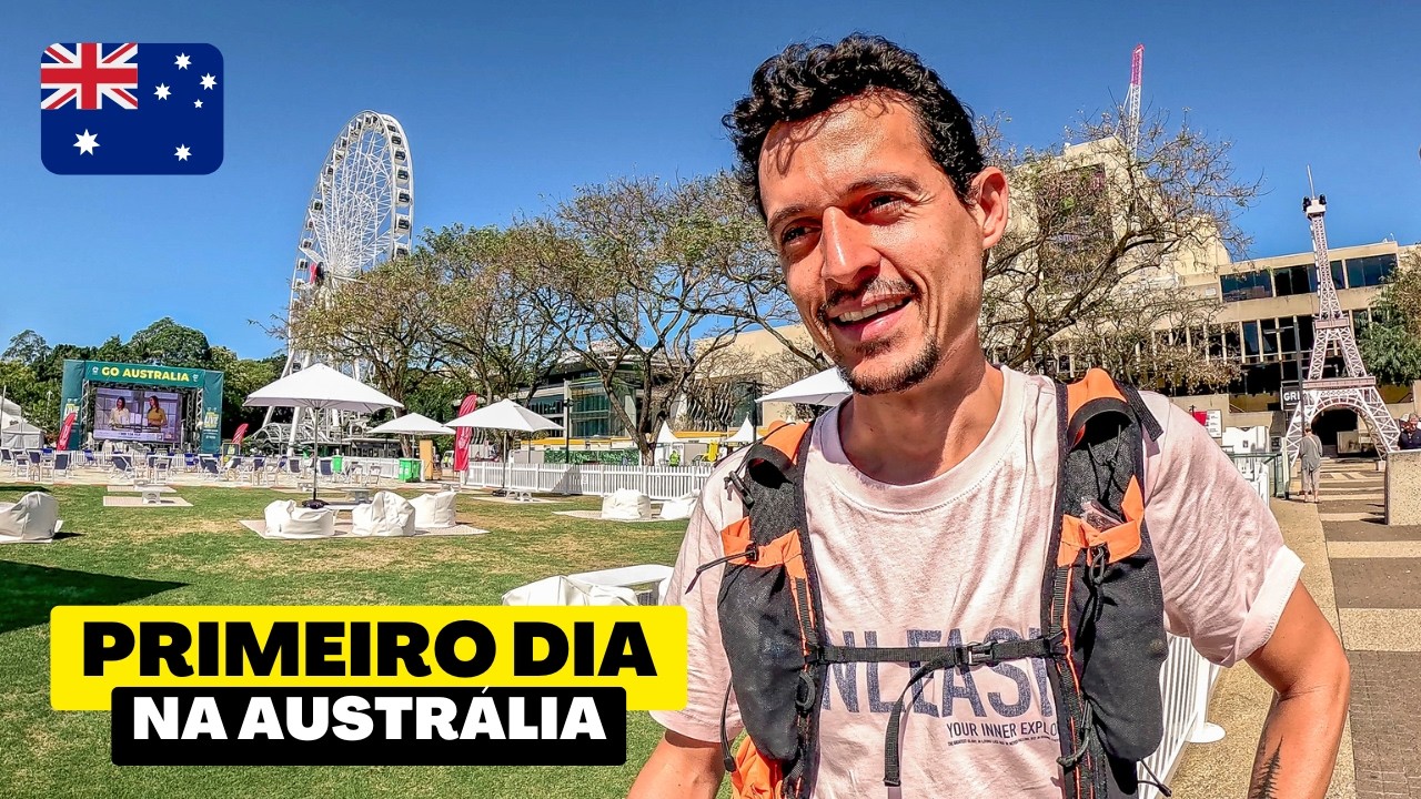 Nosso PRIMEIRO DIA NA AUSTRÁLIA foi assim