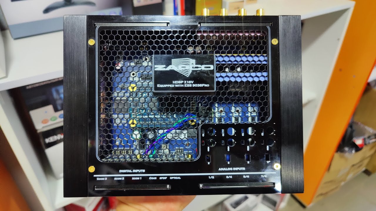 ZAPCO HDSP-Z8 V ESS 9038pro замер процессора