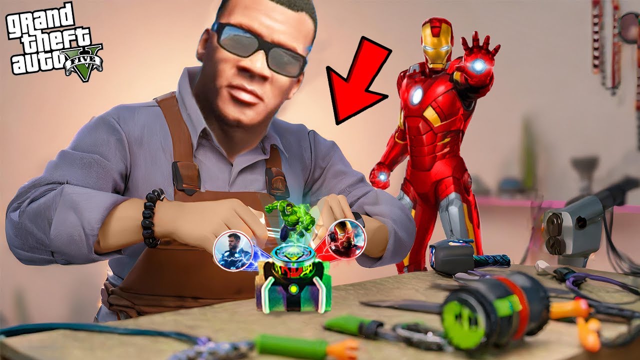 Franklin Repair Avengers Watch To Become New Avenger in GTA 5 !