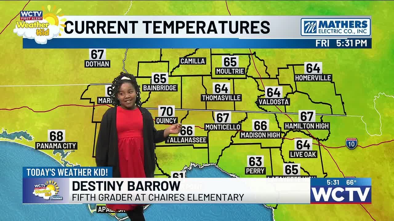 WCTV Weather Kid: Destiny Barrow