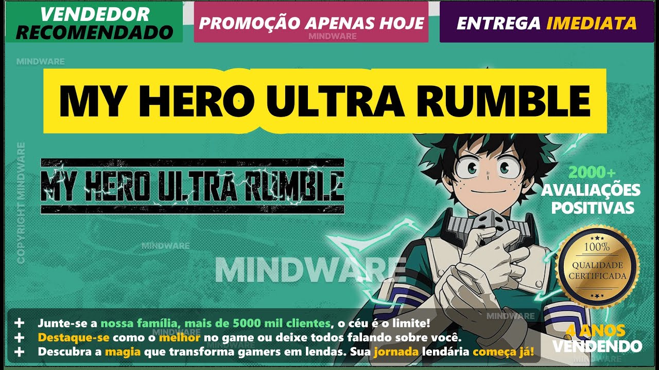 My hero ultra rumble Apresentação DesapegoGames ‐ Versão 02