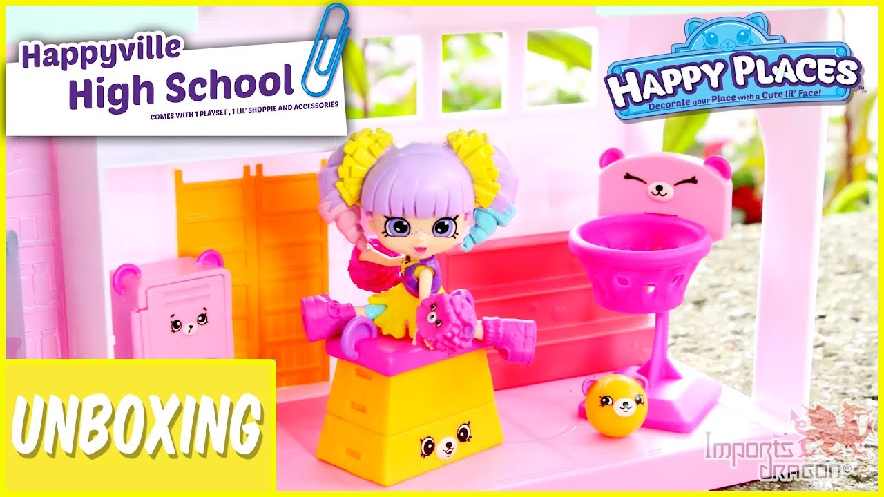 Happy Places Happyville High School Playset Unboxing | New Toys | Imports Dragon