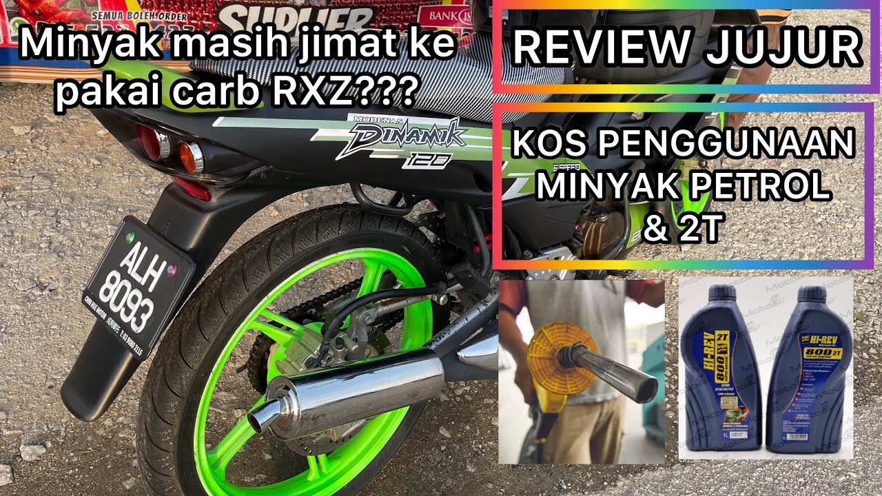 Penggunaan Minyak Petrol Dan 2T Di Modenas Dinamik 120 | Jimat ke???