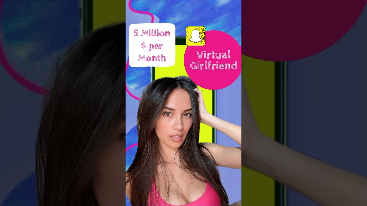 Virtual Girlfriend Earns 5 Million $ | Caren Marjorie carenai #chatbot #carenmarjorie #snapchat