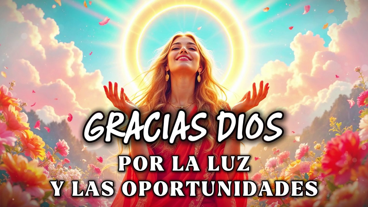 🌅 GRACIAS DIOS POR LA LUZ Y LAS OPORTUNIDADES ✨ Mantra de Gratitud, Claridad y Prosperidad