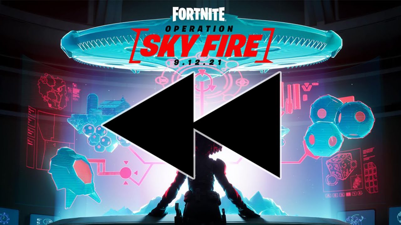 The Fortnite SKYFIRE event in REVERSE