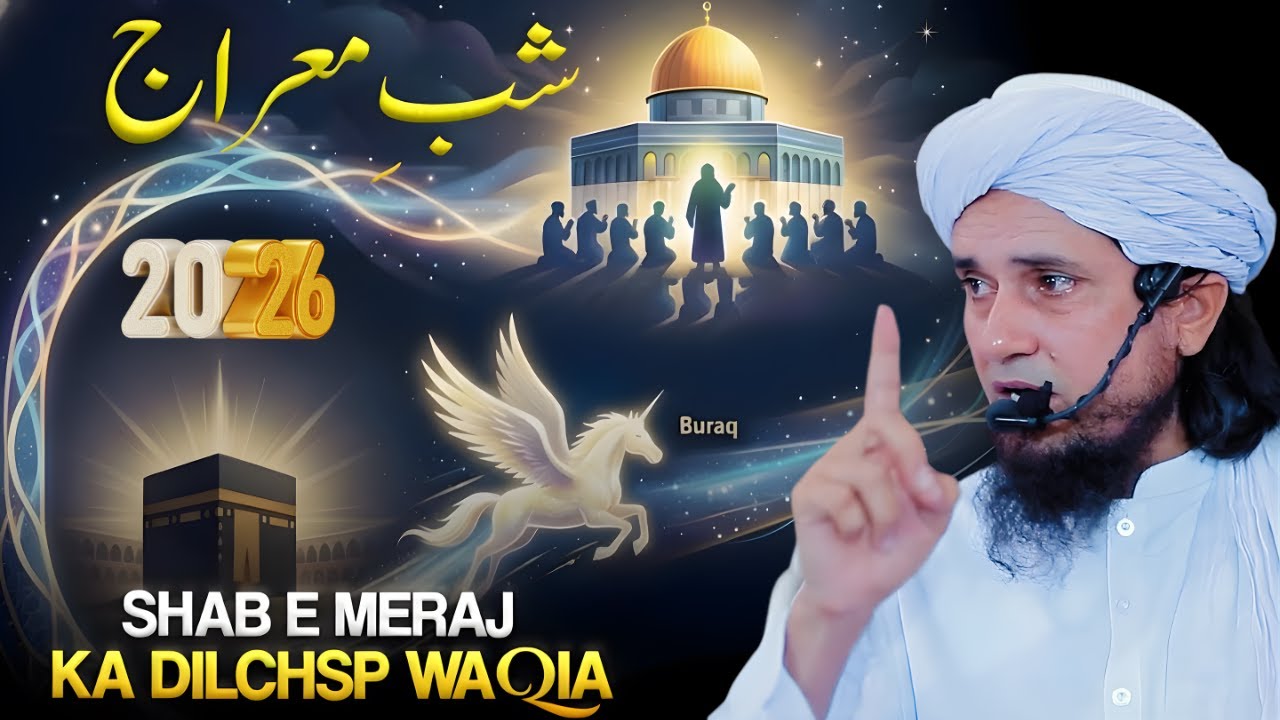 Shab-e-Meraj Ka Waqia | Greatest Miracle Of Prophet Muhammad ﷺ | Mufti Tariq Masood Bayan 2026
