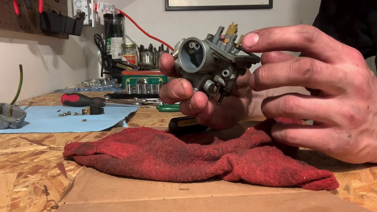 1977 Yamaha Champ Carb Cleaning