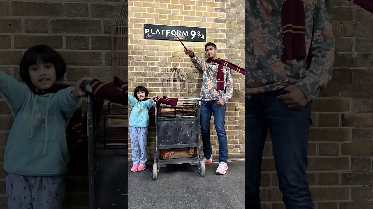Platform 9 3/4 Adventure #harrypotter #kingscross #london #uktrip