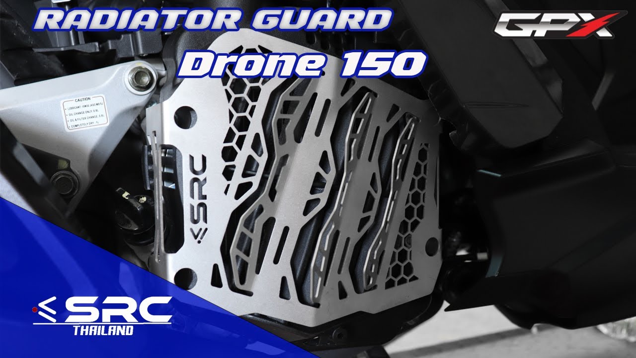 GPX Drone 150 RADIATOR GUARD Install