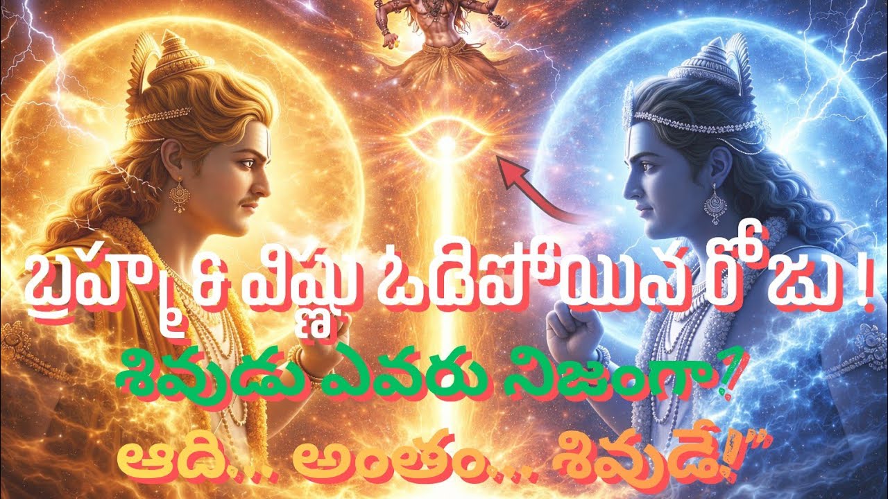 శివుడు ఎవరు నిజంగా? బ్రహ్మ & విష్ణువుకి తెలియని రహస్యం! 🔱🔥
