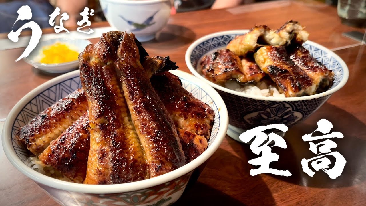 本当にうまい鰻屋の紹介『イチビキ』うなぎ丼３種揃い踏み【飯テロ】Unagi Eel