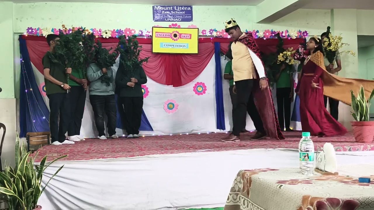 A story of Macbeth and King Dunkun played by Mount Litera Zee School , Unnao 