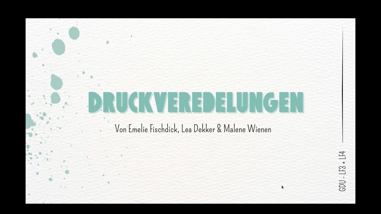 Druckveredelung Erkl&auml;rvideo 2025 - Projekt Unterstufenklasse Mediengestalter:innen Digital u. Print