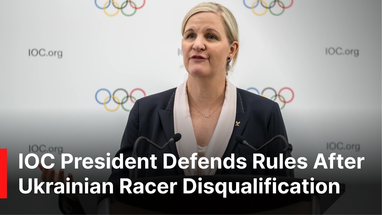 FULL PRESSER: IOC President Kirsty Defends Athlete Expression Rules Amid Helmet Controversy | AD1Z