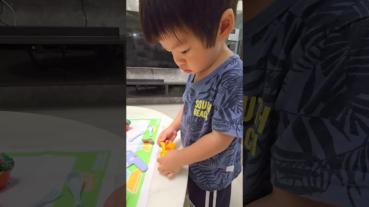 策哥黏土做料理