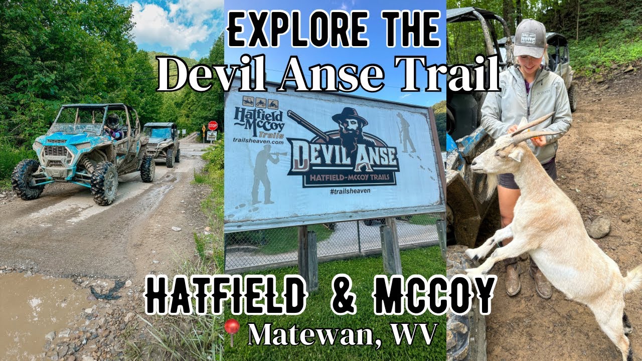 A Day Riding the Devil Anse Hatfield & McCoy Trail - Exploring the Town of Matewan WV