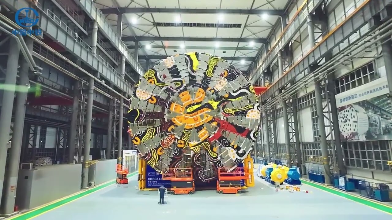 On April 16, CREG rolled out the mega slurry TBM &ldquo;CREC 1459&rdquo; in Henan, China