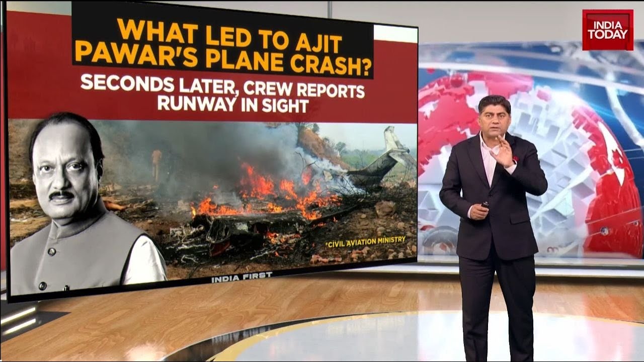 Maharashtra Deputy CM Ajit Pawar Dies In Baramati Aircraft Crash | India First With Gaurav Sawant