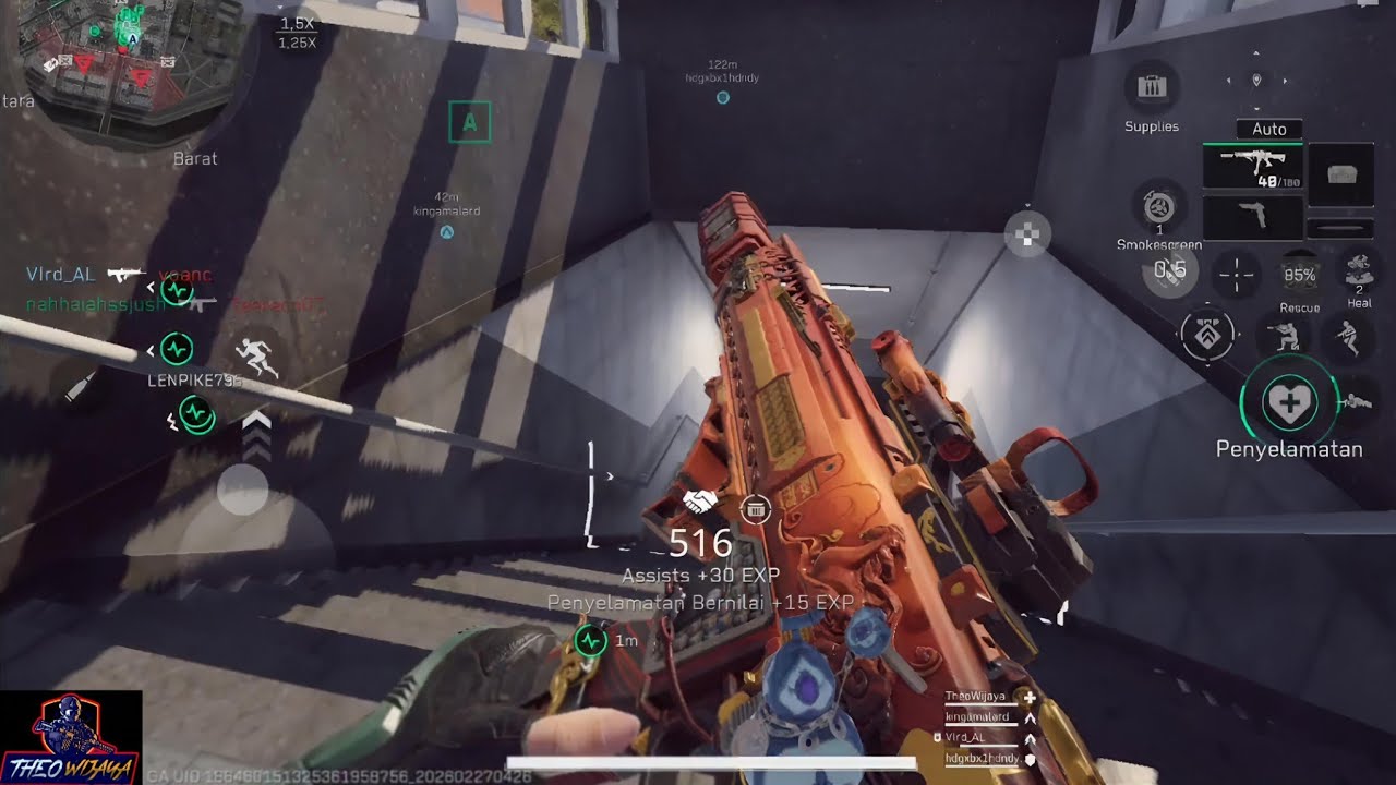 2Match SMG-45 No Recoil racikan sendiri di AfterShock & Threshold. 👍 Garena Delta Force 