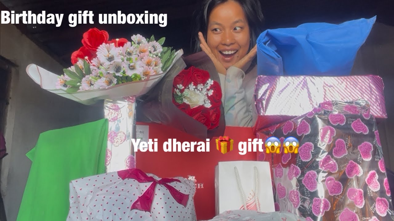 Unboxing birthday gifts. Thanku all of u..