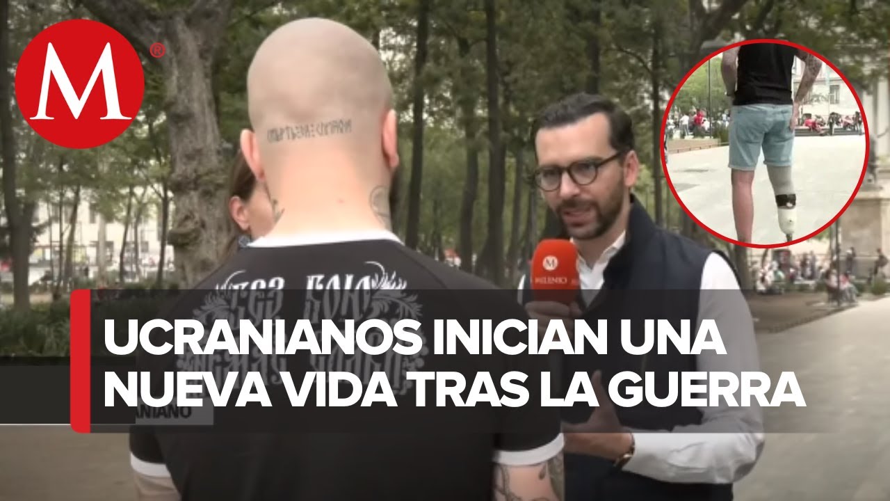 Ucranianos afectados por guerra con Rusia vienen a México por una prótesis