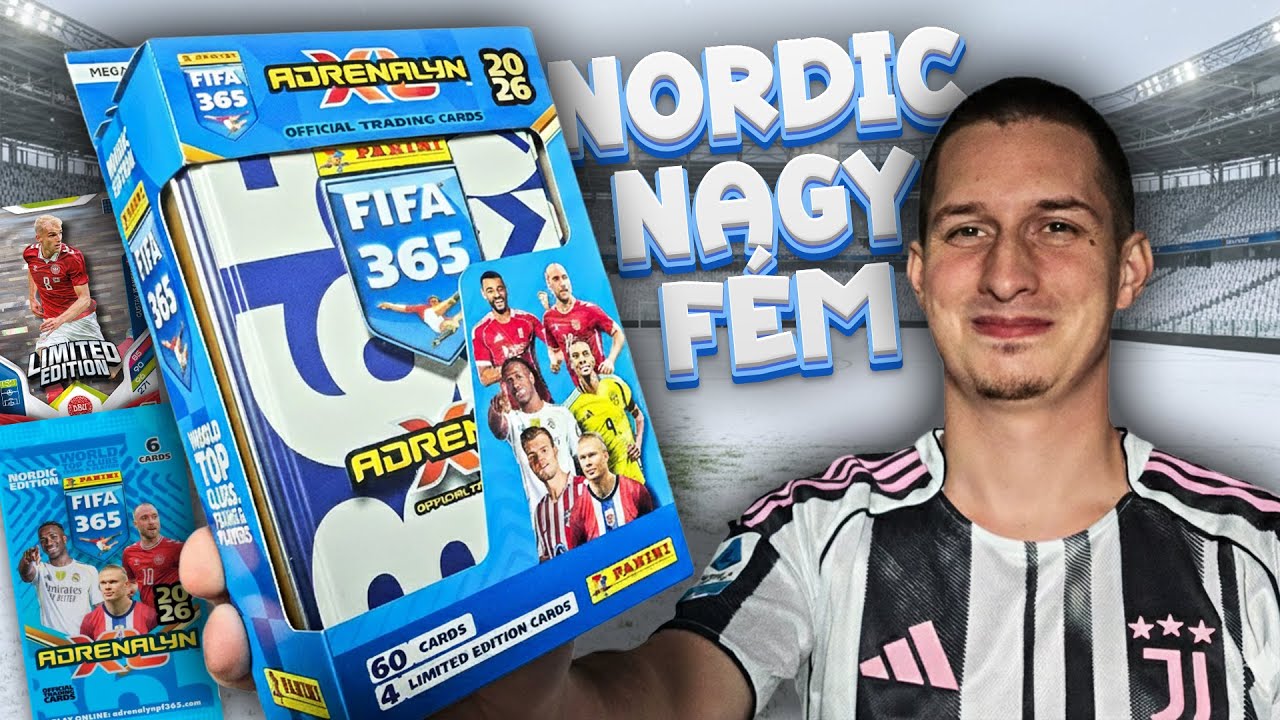 Panini Adrenalyn XL FIFA 365 2026 Nordic Edition | Nagy Fémdoboz