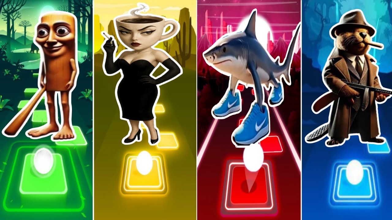 Brainrot VS Ballerina Cappuccina VS Speed Shark VS Tralalero Tralala