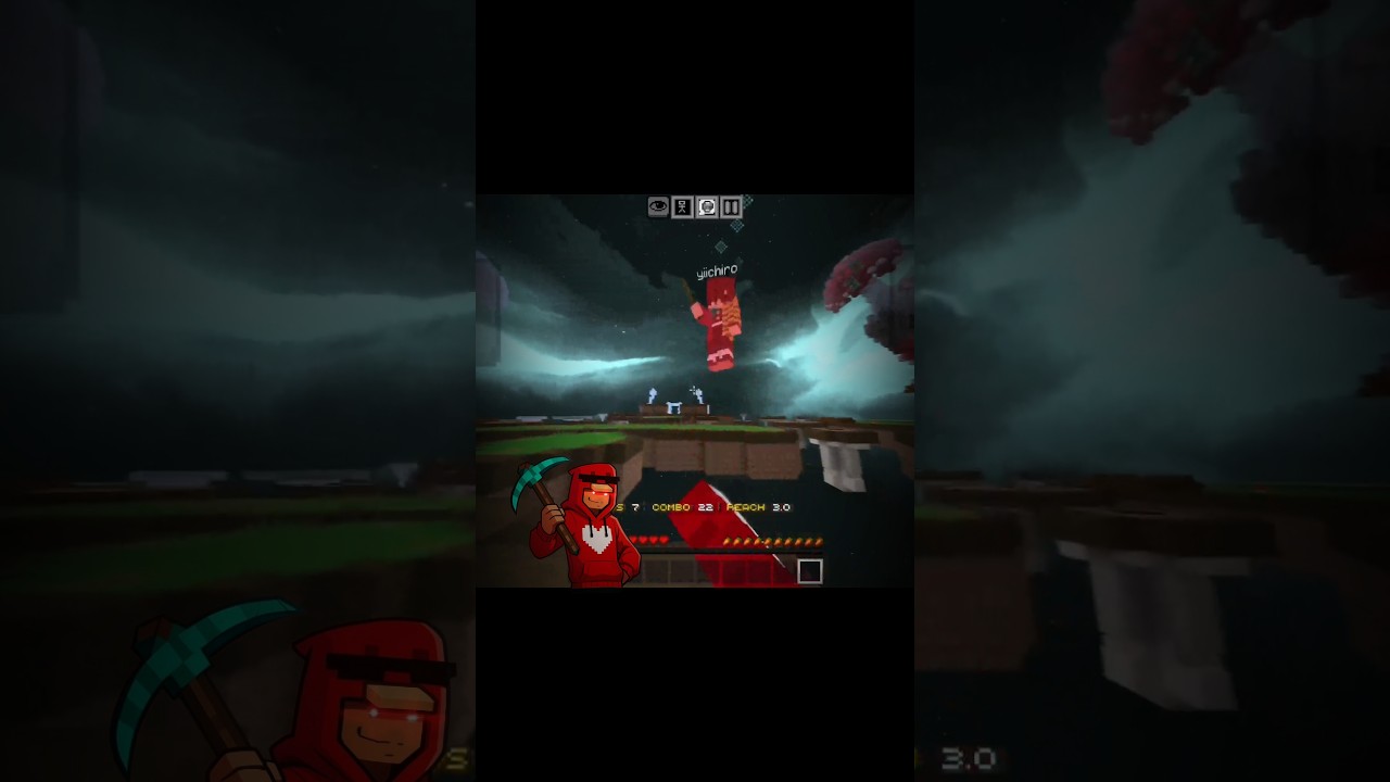 Mastering 360 ON Mobile,#minecraft #mcpe #combo #360