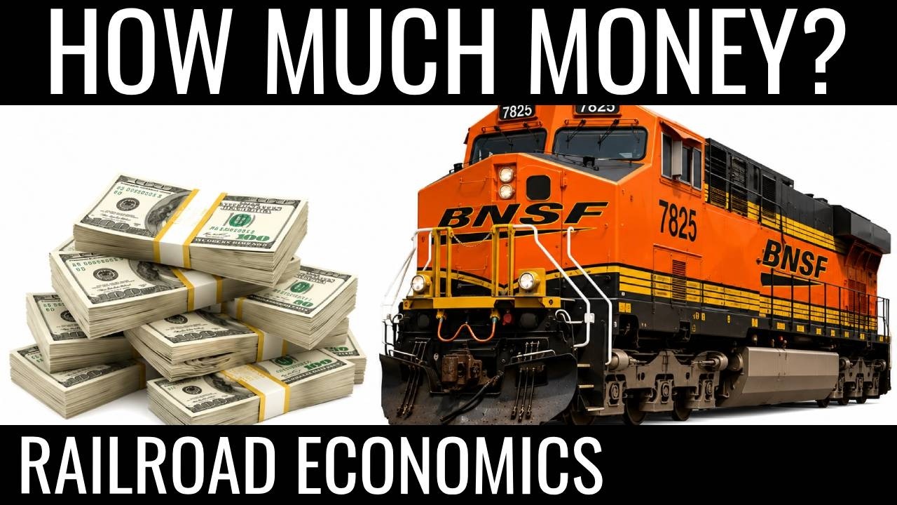 HOW MUCH MONEY DOES A FREIGHT TRAIN MAKE? | Railroad Economics 001