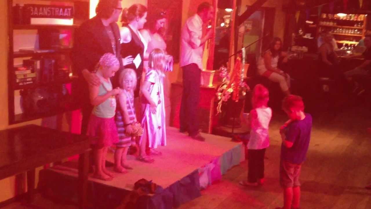 prijsuitreiking mini playbackshow camping de Heidegaard te Wezep