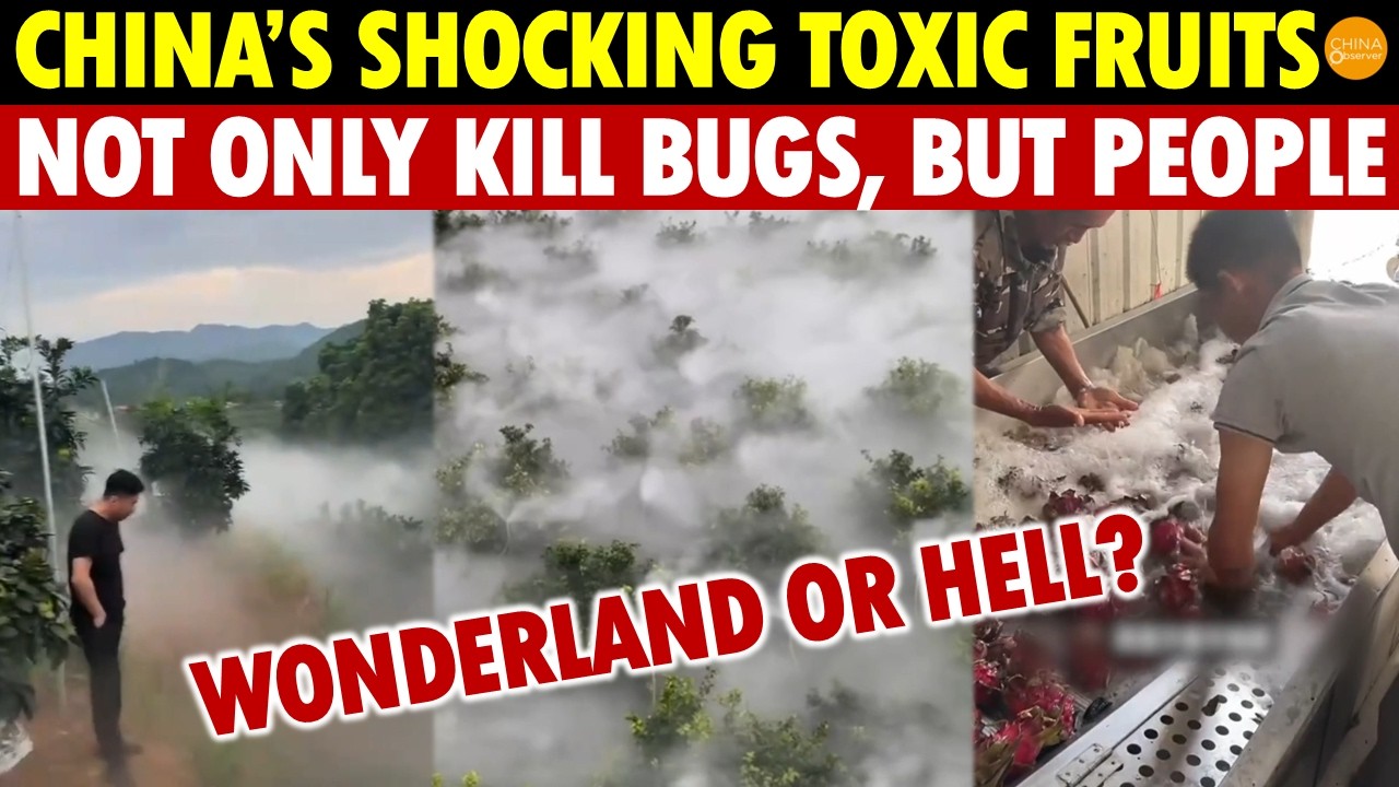 Wonderland or Hell? China&rsquo;s Shocking Toxic Fruits, Not Only Kill Bugs, But Even People