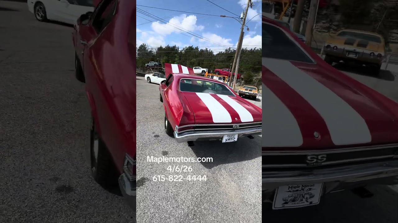 Тест-драйв Chevrolet Chevelle SS 1968 года выпуска. Цена: 37 900 долларов США. Maplemotors.com # ...