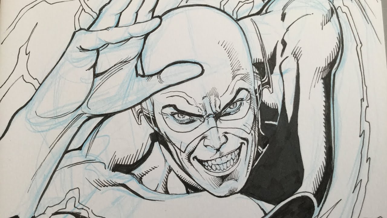 ANYONE CAN DRAW REVERSE FLASH! Ethan Van Sciver shows you how!!