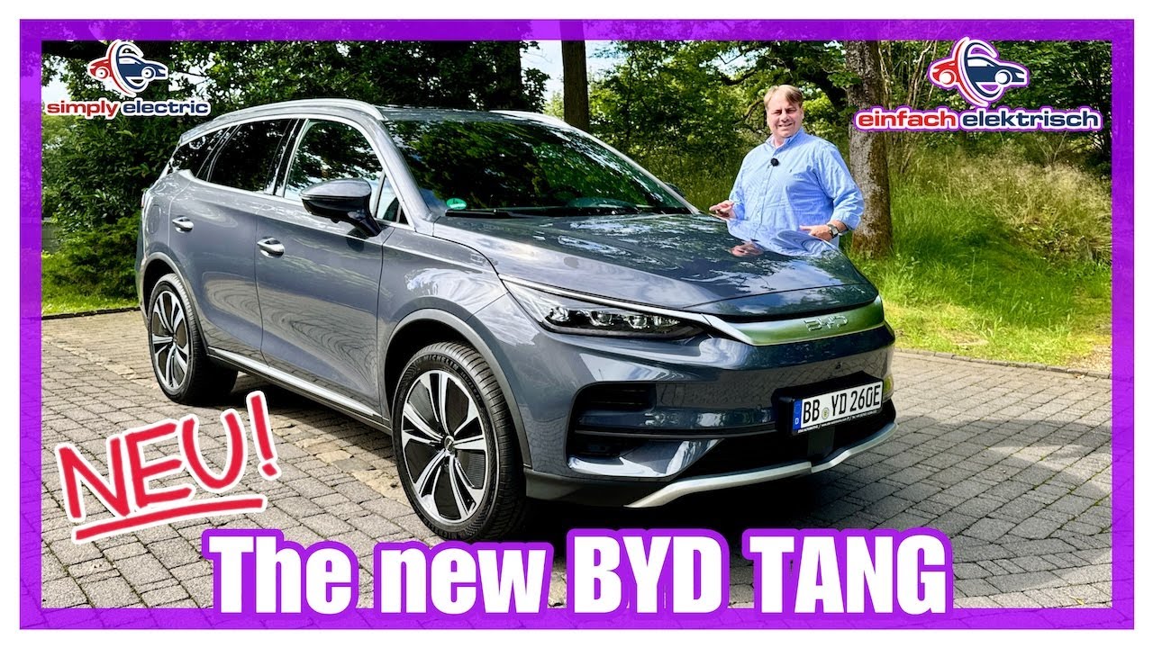 Erste Fahrt im neuen BYD Tang - was kann das Facelift⁉️