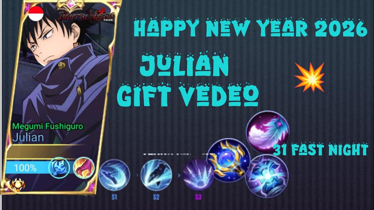 Julian Happy New Year 31 fast night mlbb #mobilelegends  #31 2025 abha 