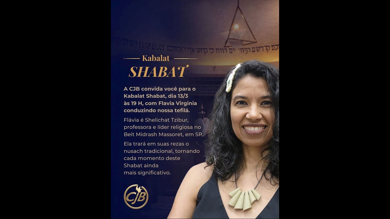 KABALAT  SHABAT - COM FLAVIA VIRGINIA - 13/03/2026