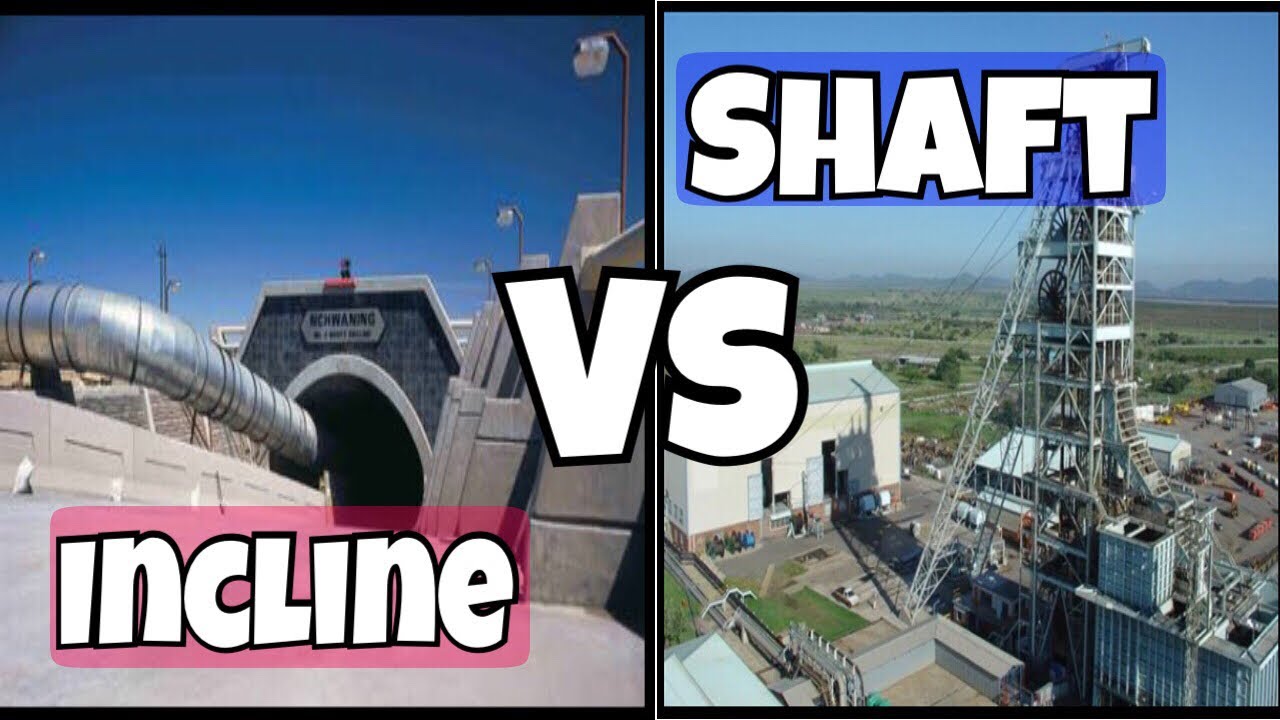 Shaft vs incline || difference between shaft and incline || mining || mining videos || shaft